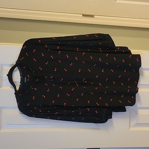 Size 2 Torrid 3/4 length peasant blouse